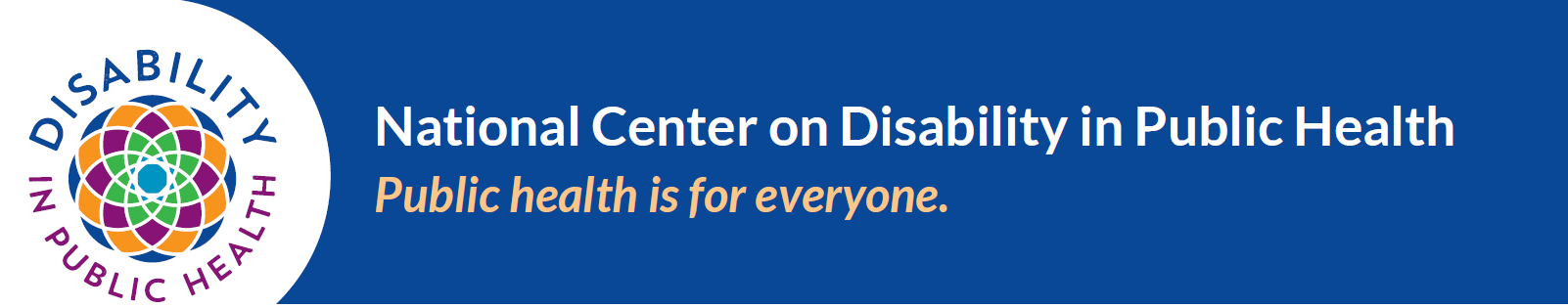 Logo of the national center for disability in public health